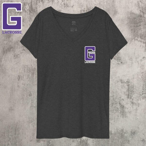 women’s recycled v neck t shirt