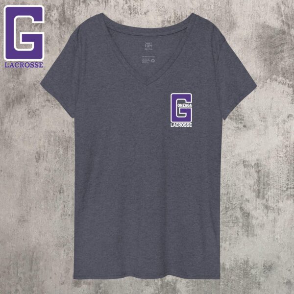 women’s recycled v neck t shirt