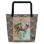 md crab tote bag 16" x 20"