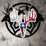 tx buck skull lone star flag