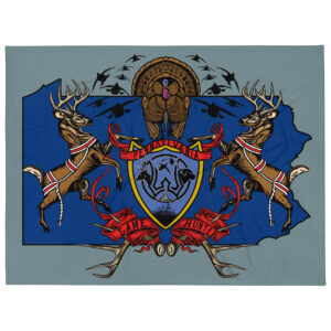 pa game hunter throw blanket