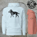 md chesapeake bay retriever unisex hoodie