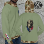 tx duckdog ol school camo trim unisex hoodie