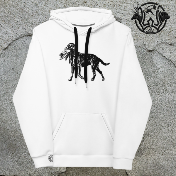 cbr chesapeake bay retriever white unisex hoodie