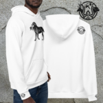 cbr chesapeake bay retriever white unisex hoodie