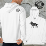 cbr chesapeake bay retriever white unisex hoodie