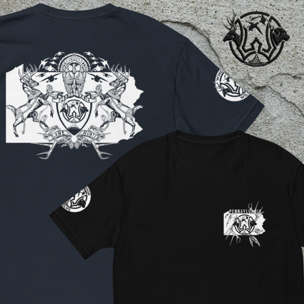 pa game hunter short sleeve t shirt dark