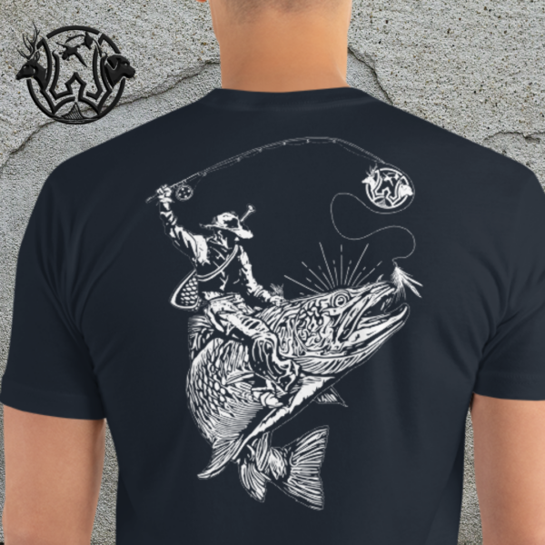 fly angler wrangler short sleeve t shirt darks