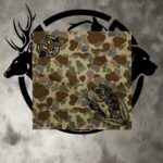 old schhol camo duckdog bandana