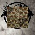 old school camo cupped duck bandana