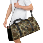 old school camo duffle big bag