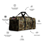 old school camo duffle big bag
