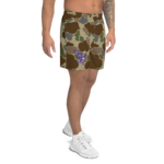 old school camo men's recycled athletic shorts