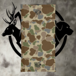 old school camo neck gaiter