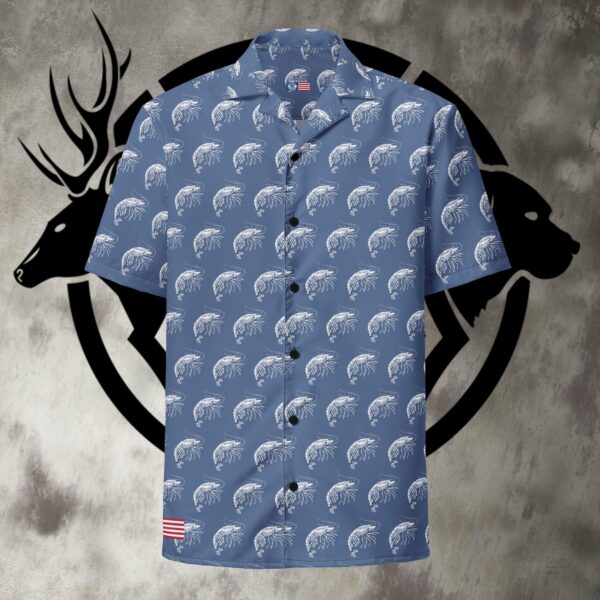 sc shrimp button up short shirt
