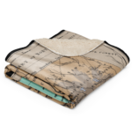 sc map sherpa blanket 60" x 80"
