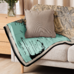 sc map sherpa blanket 60" x 80"