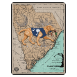 sc map black lab sherpa blanket 60" x 80"