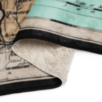 sc map sherpa blanket 60" x 80"