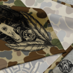 old school camo duckdog bandana