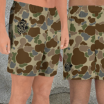 nj old schhol camp men's athletic volley shorts