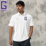 g logo under armour® men's polo